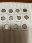 11 - CANADIAN 92.5% SILVER HALF DOLLARS Dates 1906 - 1919