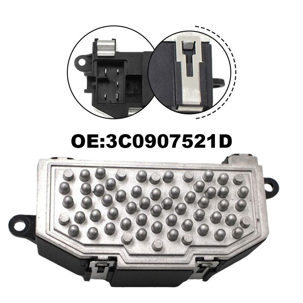 Blower Motor Resistor Easy Installation High-Temperature Resistant Plastic