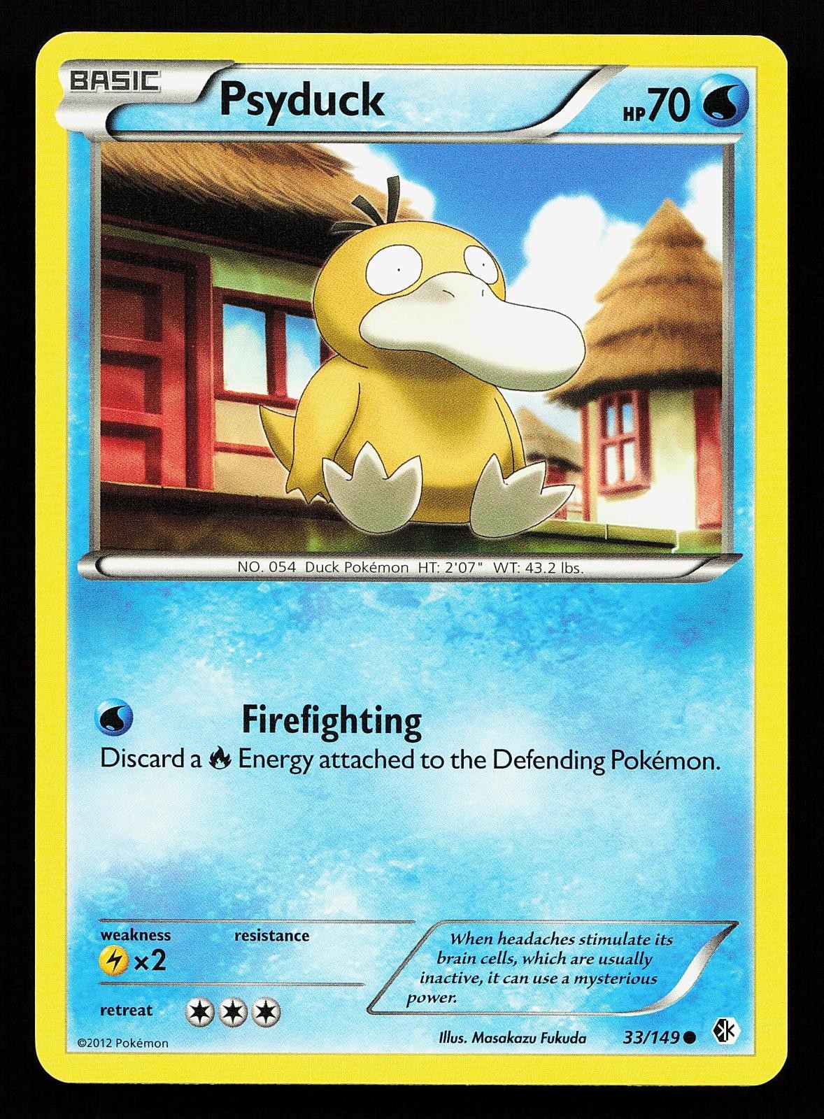 Psyduck 33/149 Common Boundaries Crossed Pokemon Card
