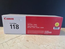 Genuine OEM Canon 118 Yellow Toner Cartridge
