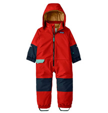 Patagonia BABY Snow Pile One Piece Snowsuit size 3-6 months NWT 219 RED/NAVY