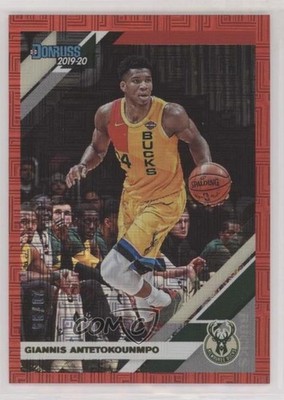 2019-20 Panini Donruss Red Infinite 20/99 Giannis Antetokounmpo #113 0s5s