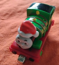 Thomas the Train Take Along Die Cast Christmas Holiday Percy 2002 Gullane Rare