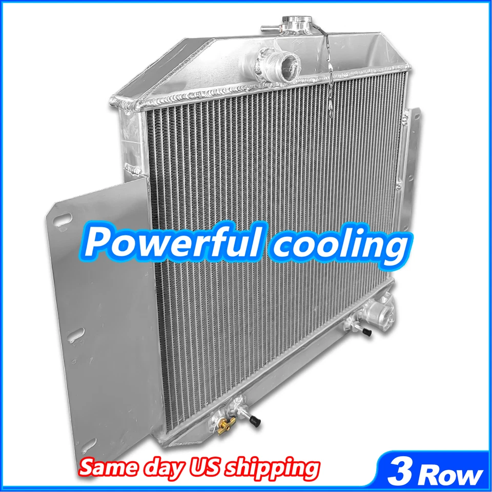 Full Aluminum Radiator for 1969 - 1974 1973 1972 1971 1970 Ford E-200 Econoline Foto 4 de 4