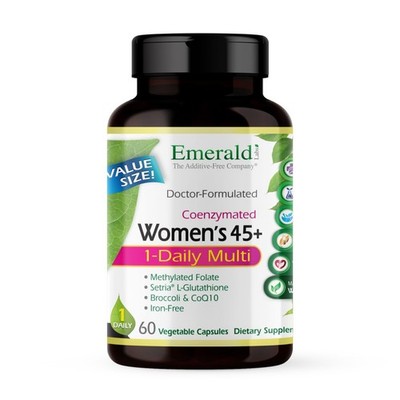 EMERALD LABS Women's 45+ 1-Daily Multi - Complete 60 Count (Pack of 1) 