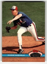 1991 Stadium Club Chris Nabholz #326 Expos ROOKIE CARD HIGH GRADE BEAUTY!. rookie card picture