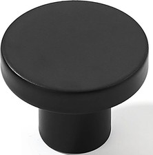 10 Pack Cabinet Knobs Black Kitchen Cabinet Knobs Round Dresser Drawer Knobs Mat