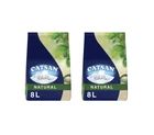 Catsan natural clumping cat litter 8 Litre X 2
