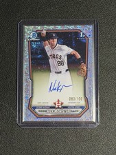 2026 BOWMAN BASEBALL CHROME 1ST AUTO NICK MONISTERE MINI-DIAMOND /100 (EK