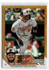 2023 Topps - Joey Ortiz Rookie Card #US126 Gold Foil Orioles /Brewers. rookie card picture
