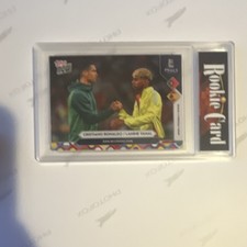 Topps 2025 Now UEFA Cristiano Ronaldo/Lamine Yamal Rookie Card Mint+. rookie card picture