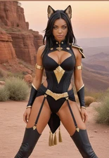 4x6  Color Photo Print Women Famous Fan Art ai Fantasy superhero cosplay sa17