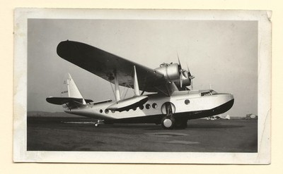 c. 1936 Sikorsky S-43 Flying Boat Photo NC16930 Unmarked Pan-Am China Export