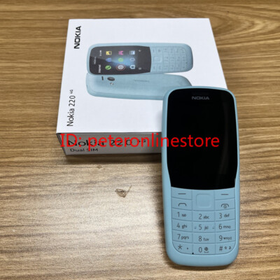 Unlocked Nokia 220 4G Dual SIM LTE 24MB ROM 16MB RAM GSM Cell Phone