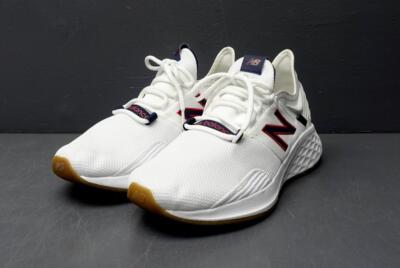 New Balance ROAV Men 9.5 White Mesh Fresh Foam Slip-on Sneaker Shoe 7211939