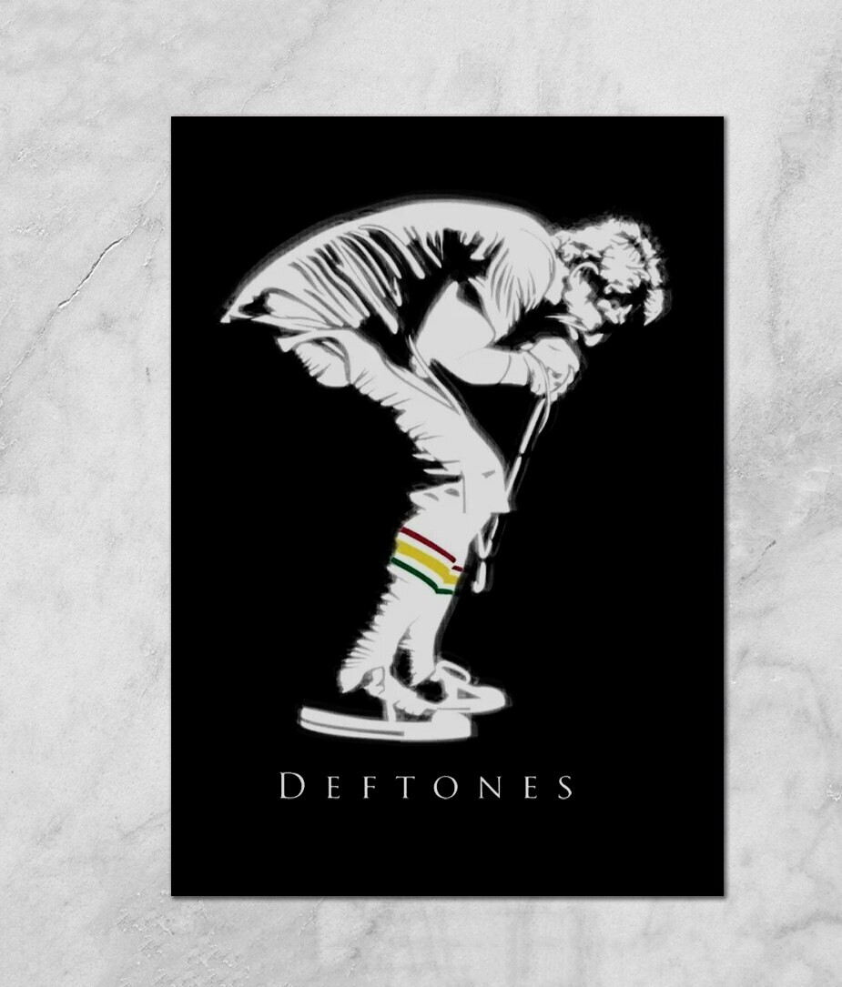 Vintage DEFTONES Owl & Skull Poster, Music Poster Wall Art Decor