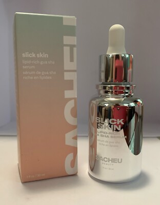 Sacheu Slick Skin Essential Lipid Rich Serum Gua Sha Serum 1oz/30mL  NEW IN BOX