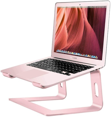Laptop Stand Aluminum Computer Riser Ergonomic Laptops Elevator for Desk Metal H - Picture 9 of 42