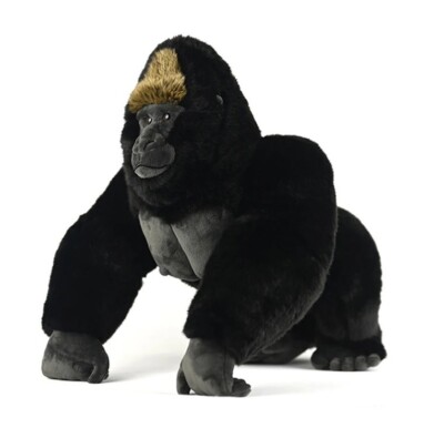 stuffed animal　ぬいぐるみ　ゴリラ　16cm　ブラック　BK くったりゴリラBIG (ダークブラック) / Kuttari Gorilla BIG