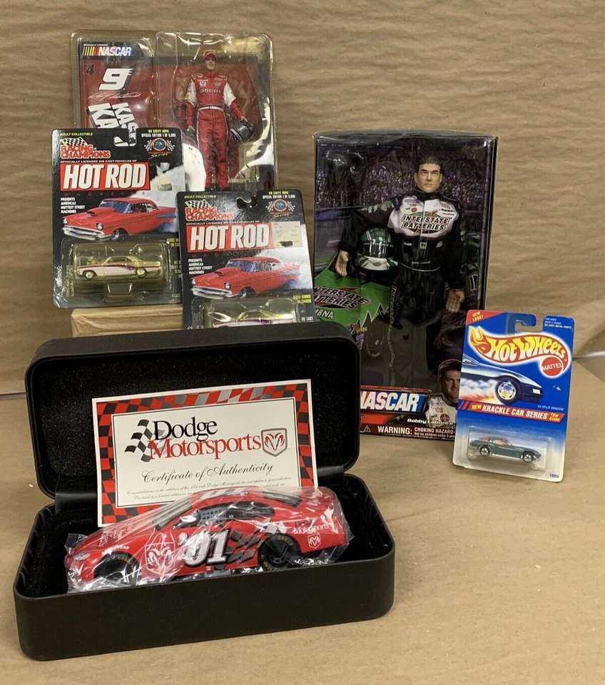 Lote De Colección Nascar Dodge Motorsports Bobby Labonte Kasey Kahne Figura Diecast Foto 2 de 4