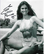 Caroline Munro "Actress &  Model" Genuine signed autograph 10 by 8 COA 35683