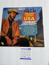 Charley Crockett signed autographed Vinyl Record LP Young Country Star ACOA MS