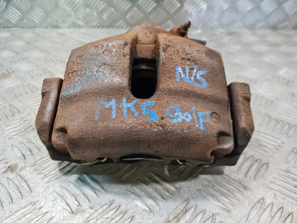 Porta pinza de freno delantera izquierda Volkswagen Golf N/S 2.0 diésel 2005-09 MK5 OEM Foto 3 de 4