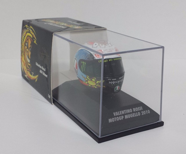 CASCO Helmet AGV Rossi Jolly Joker MOTOGP Mugello 2010 1/8 MINICHAMPS  398100076r for sale online | eBay