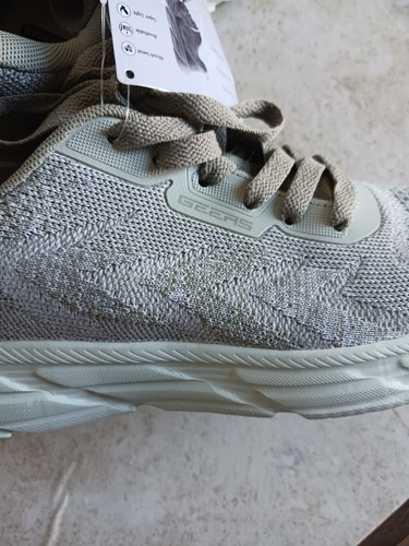 Geers Damen Schnür-Sneaker vorne gepolsterte Einlegesohle grau Gr. 8 NEU mit Etikett - Bild 7 von 8
