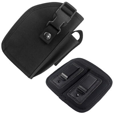 Concealed Carry Flashlight Laser OWB Right Hand Gun Holster with Magazine Pouch