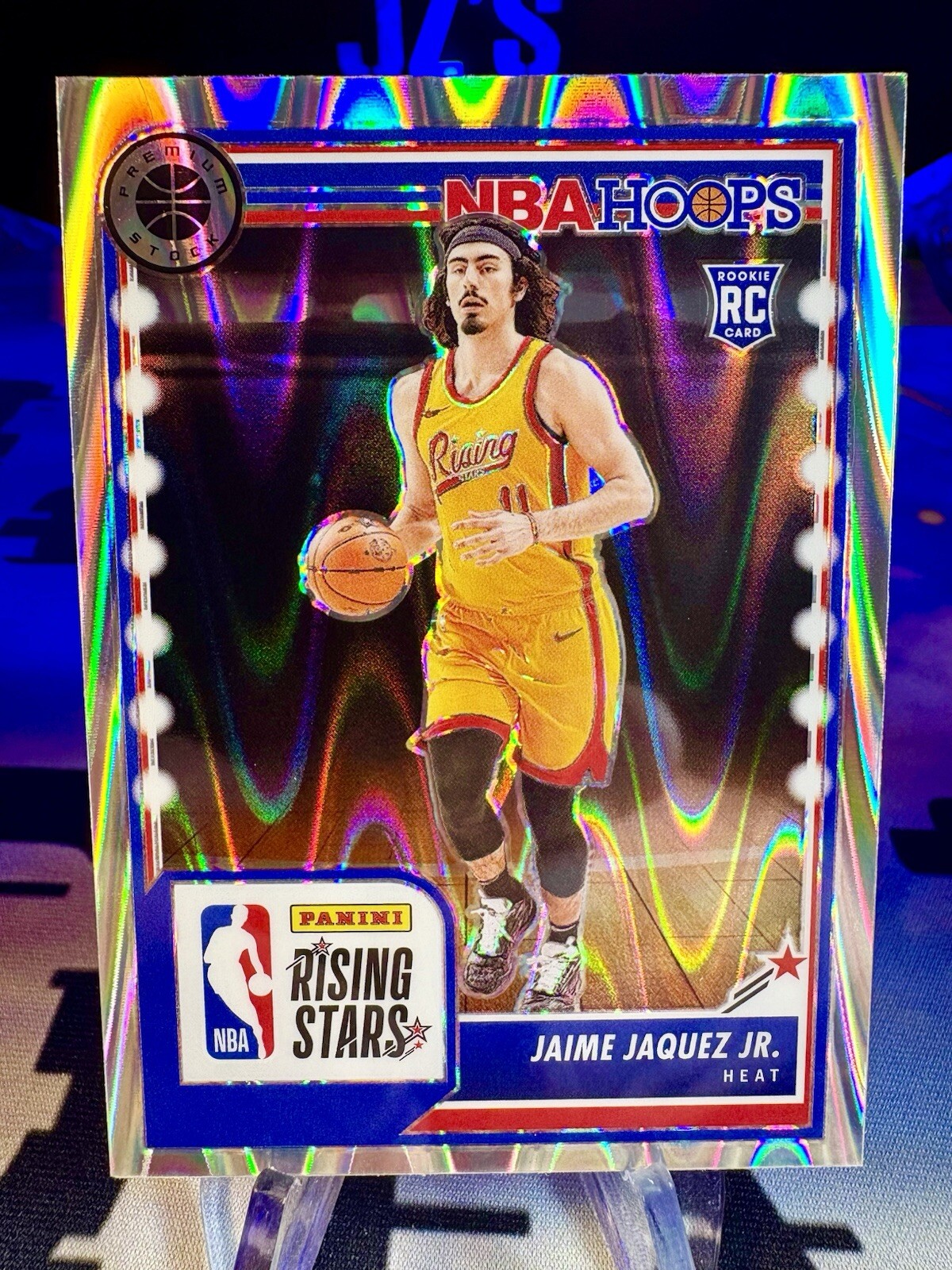 2023-24 Jaime Jaquez Jr. Panini Hoops Premium Stock Seismic Rookie Card #294