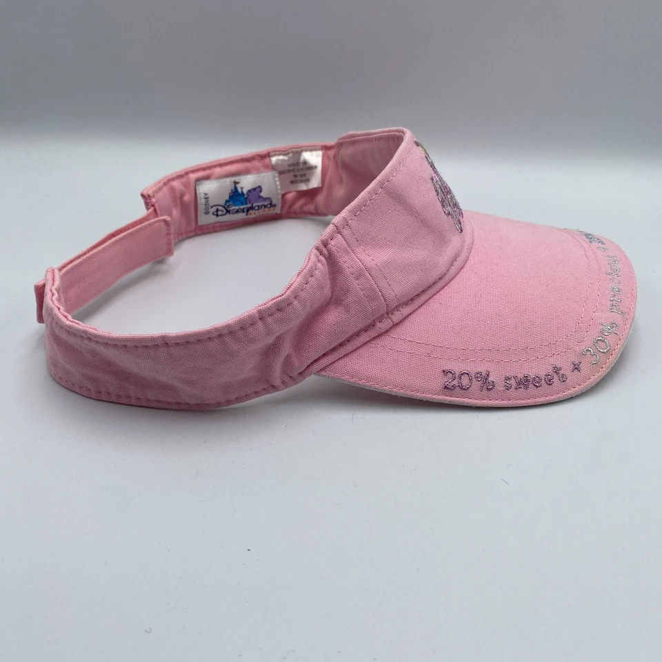 Disneyland Resort 100% Princesa Visera Ajustable Sombrero Gorra Rosa Foto 4 de 4