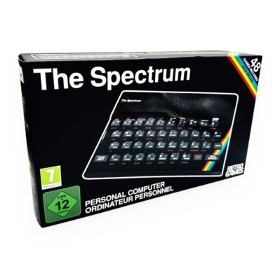 The Spectrum | Retro-Konsole | 48 Spiele integriert | Heimcomputer | NEU & OVP
