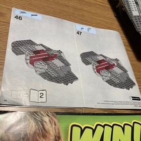 LEGO Star Wars: Darth Maul's Sith Infiltrator (7961) Ship And Both Manuals Only