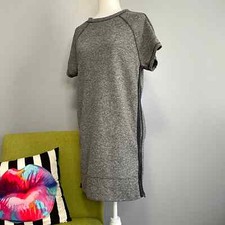 Madewell Panorama Grey Knit Short Sleeve T-Shirt Dress XS