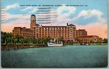 Vinoy Park Hotel St Petersburg Florida Postcard D640