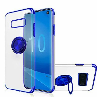XIAOMI REMI NOTE 8 PRO Ring Bumper Elegance Hülle Case Fingerhalter Handy BLAU