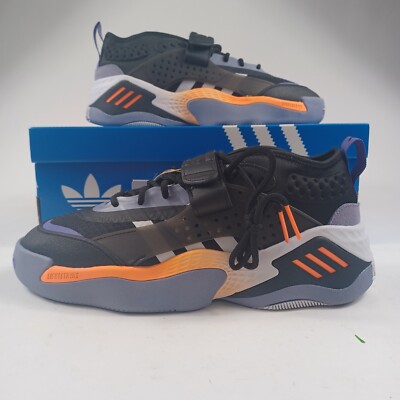 Adidas Streetball III Mens Shoes Black Grey Silver Violet COMES W/ BOX SIZE 8.5