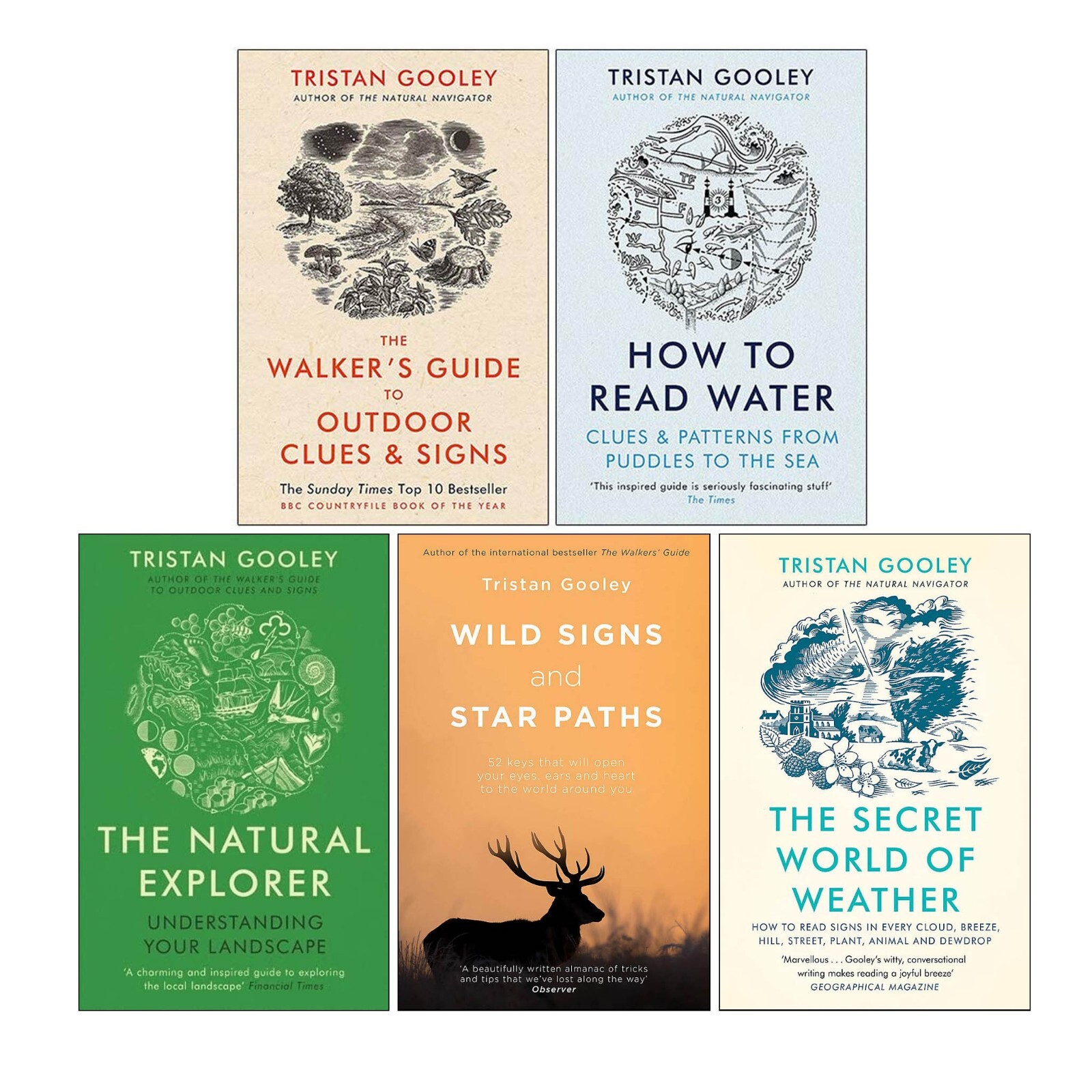 Tristan Gooley 5 Books Collection Set - Non Fiction - Paperback