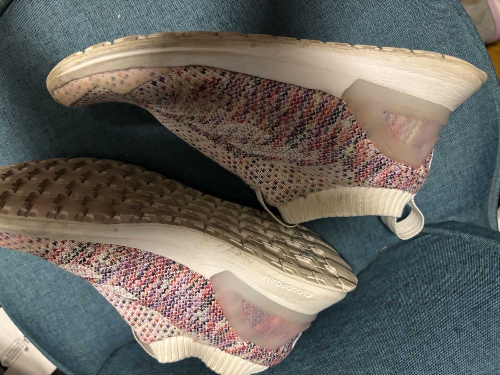 SAOLA Scarpa da corsa Adidas unisex bambino RapidaRun in maglia senza lacci