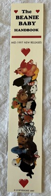 1997 The BEANIE BABY Handbook Bookmark | eBay