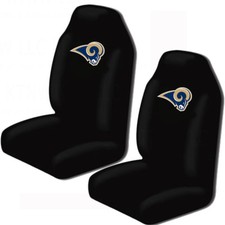 New Nfl La Los Angeles Rams 2 Front Universal Fit Car Truck Bucket Seat Covers