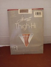 Vtg Hanes Thigh Hi Sandalfoot Style 606 Tall Little Color Nylon Pantyhose NWT