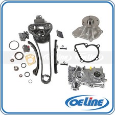 Timing Chain Kit for 91-99 2.4L Nissan 240SX 16V DOHC KA24DE w/ Water Oil Pump