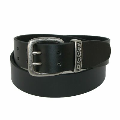 New Dickies Men's Leather Two Prong Casual 1 1/2 Inch Belt size 32