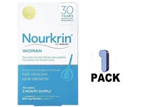 Nourkrin Woman Hair Support 60ct - Promotes Healthy Hair, 1 Month Supply