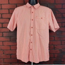 The North Face Men's Medium Checkered Short Sleeve Shirt – Lightweight Outdoor