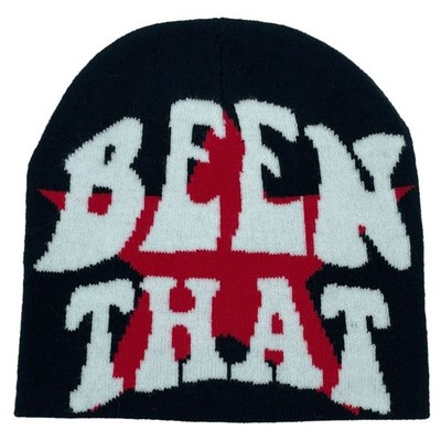 Y2K Jacquard Beanies Men Women Unisex Hat Street Snap Beanie Girl Knit Headwear