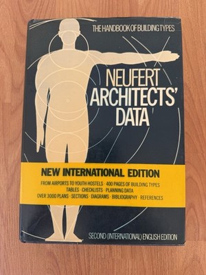 Neufert Architects' Data: Second International Edition by Ernst 1980 Hardcover