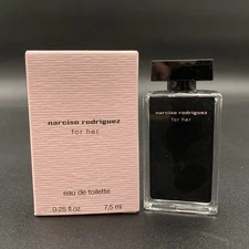 Narciso Rodriguez FOR HER Eau de Toilette-Travel Mini Size 0.25 fl oz /7.5 ml